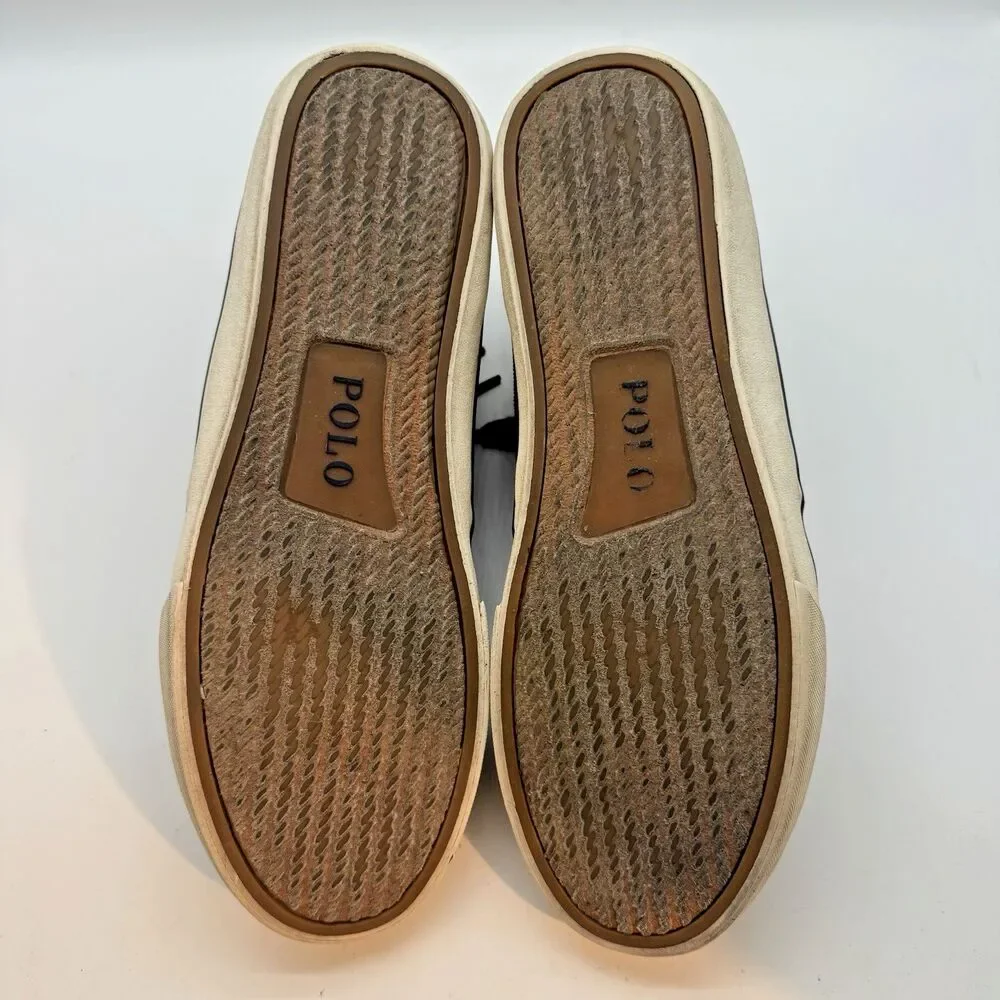 Polo Ralph Lauren Talin Navy Corduroy Chukka Boot Men's 10D Casual Lace Up Shoes